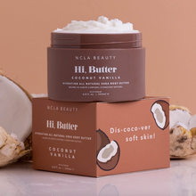 Load image into Gallery viewer, NCLA Beauty Hi, Butter All Natural Shea Body Butter - Coconut Vanilla