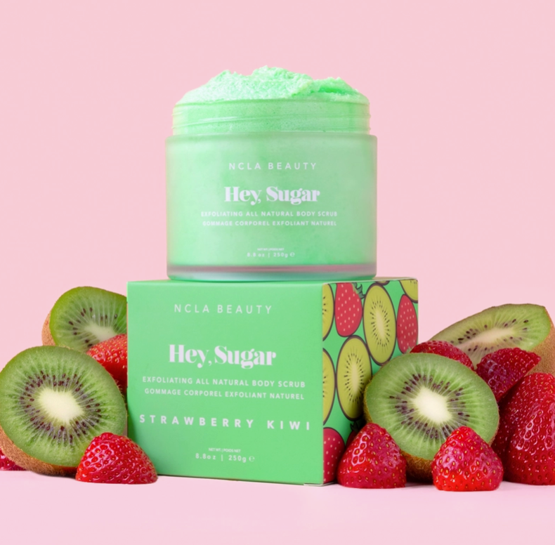 NCLA Hey, Sugar All Natural Body Scrub - Strawberry Kiwi